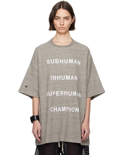 Футболка Tommy в стиле Champion Edition, серый Rick owens