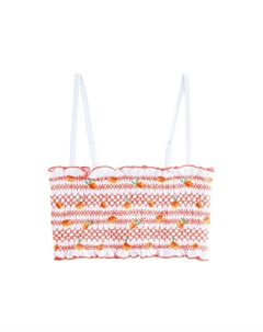 Верх бикини бандо, белый Next