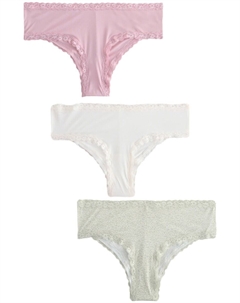 Трусики, цвет Pastel green/Rose/White Next