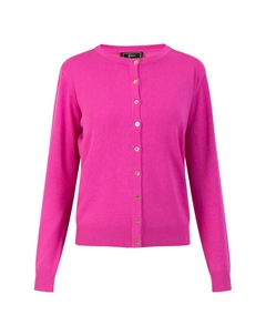 Вязаный кардиган, фуксия Faina
