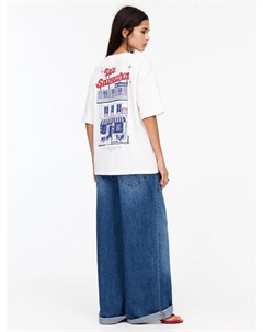 Рубашка, белый Pull & bear