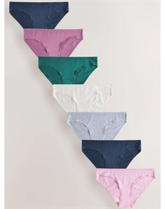 Трусики, цвет Navy/mottled grey/Emerald/Rose/Rose/White Next