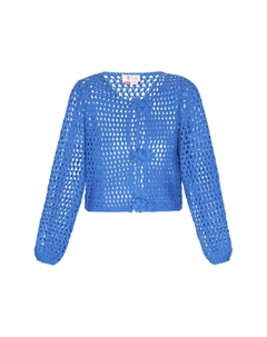 Вязаный кардиган, королевский синий Izia