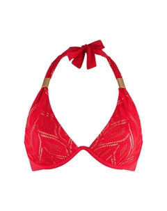 Треугольный бикини-топ, красный Lingadore