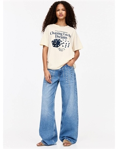 Рубашка, бежевый Pull & bear