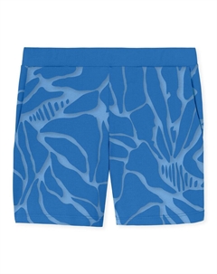 Короткий пижамный комплект Modern Nightwear, светло-синий Schiesser