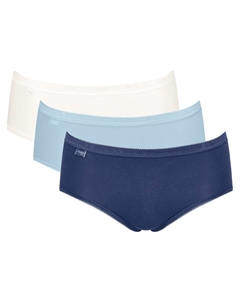 Трусики Basic+ Midi, цвет Light blue/Dark blue/White Sloggi