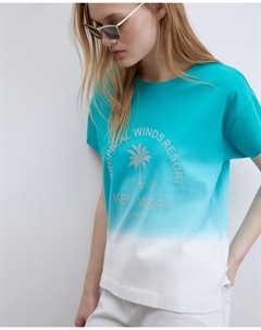 Футболка тай-дай, изумрудный Сфера