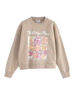Толстовка Rolling Stones License Summer Pastels, песочный Next