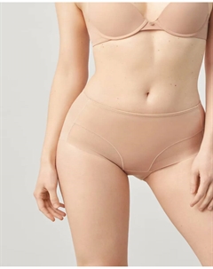 Высокие трусики с кружевными деталями, цвет Nude Ysabel mora