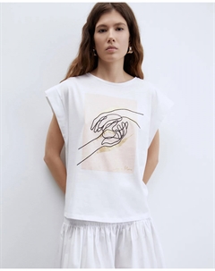 Футболка коллаборации с ONCE, белый Сфера