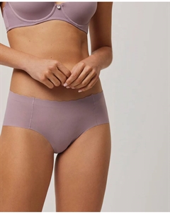 Трусы миди Braga с волнистым поясом, сиреневый Ysabel mora