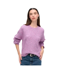 Свитер Brushed, фиолетовый Superdry