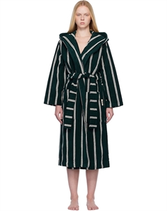 Терри халат с капюшоном, зеленый Tekla