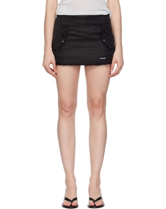 Утеплённая мини-юбка, черный We11done