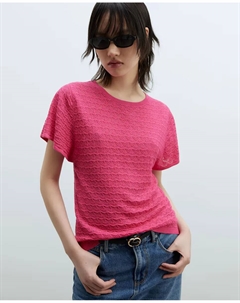 Кофта с коротким рукавом в стиле манга, фуксия Сфера