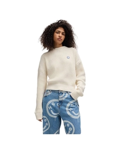 Свитер Slogery 01 BLUE, белый Hugo