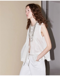 Топ Cuerpo rayas, белый Сфера