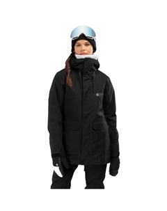 Женская премиальная куртка для сноуборда и горных лыж Ultimate Gstaad, черный Siroko