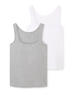 Топ, цвет mottled grey/White Tom tailor