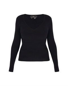 Свитер Comfortable, черный Faina