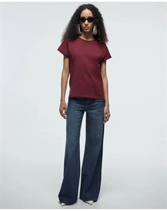 Футболка с коротким рукавом, бордовый Сфера