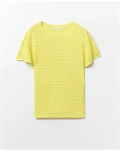 Кофта с коротким рукавом в стиле манга, желтый Сфера