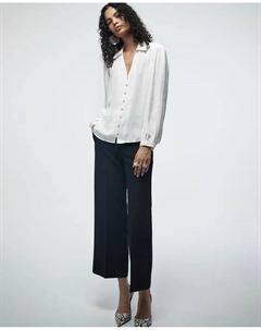 Блуза с пуговицами, белый Сфера