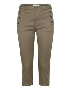 Узкие брюки, хаки Fransa
