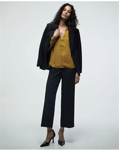 Блуза с пуговицами, зеленый Сфера