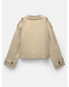 Пальто межсезонное, бежевый Pull & bear