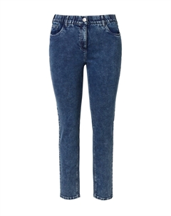 Узкие джинсы, синий деним Ulla popken
