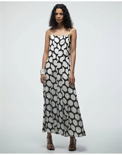 Платье с лямками и складками, черный Сфера