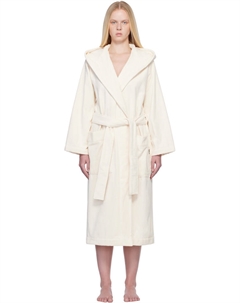 Терри халат с капюшоном, цвет ivory Tekla