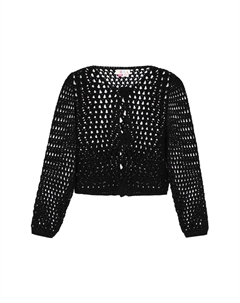 Вязаный кардиган, черный Izia