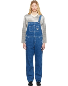 Биб комбинезон прямой, синий Carhartt work in progress