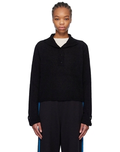 Поло из детской альпаки, черный Cordera