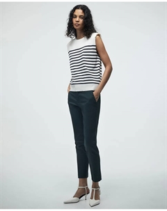 Брюки из сатина с пряжкой, темно-зеленый Сфера