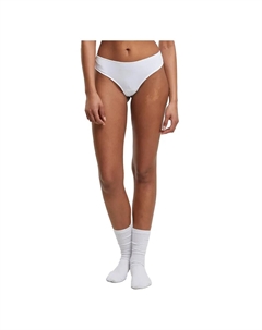 Трусы 3 шт Lace Brazilian, белый Urban classics