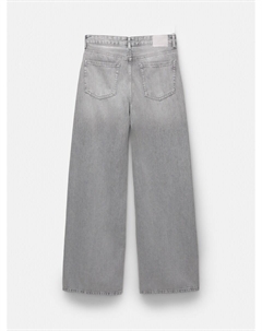 Мешковатые джинсы, серый деним Pull & bear
