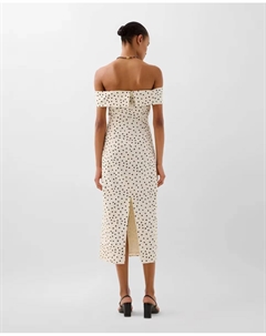 Миди-платье с потайной молнией, кремовый Scalpers