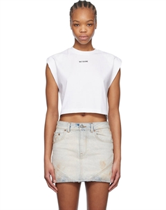 Безрукавка с круглым вырезом, белый We11done