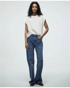 Базовая однотонная футболка, белый Сфера