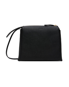 Nu mini twin сумка из телячьей кожи, черный The row