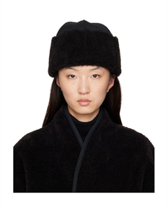 Искусственная овчина шапка, черный Le17septembre