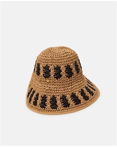 Двухцветная бумажная шляпа, цвет Tostado Tintoretto