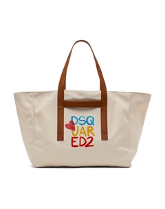Сумка-шоппер Summer lovers, цвет natural Dsquared2