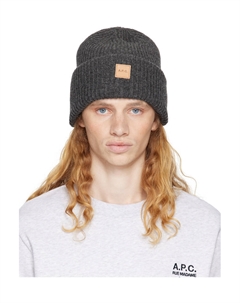 Мишель вязаная шапка, цвет heathered anthracite A.p.c.