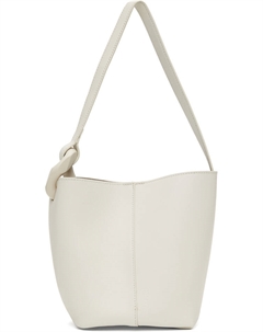 Маленькая угловая сумка-ведро JWA, цвет off-white Jw anderson