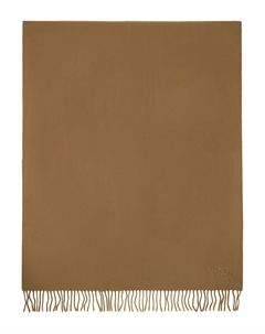 Шарф Alix с вышивкой, коричневый A.p.c.